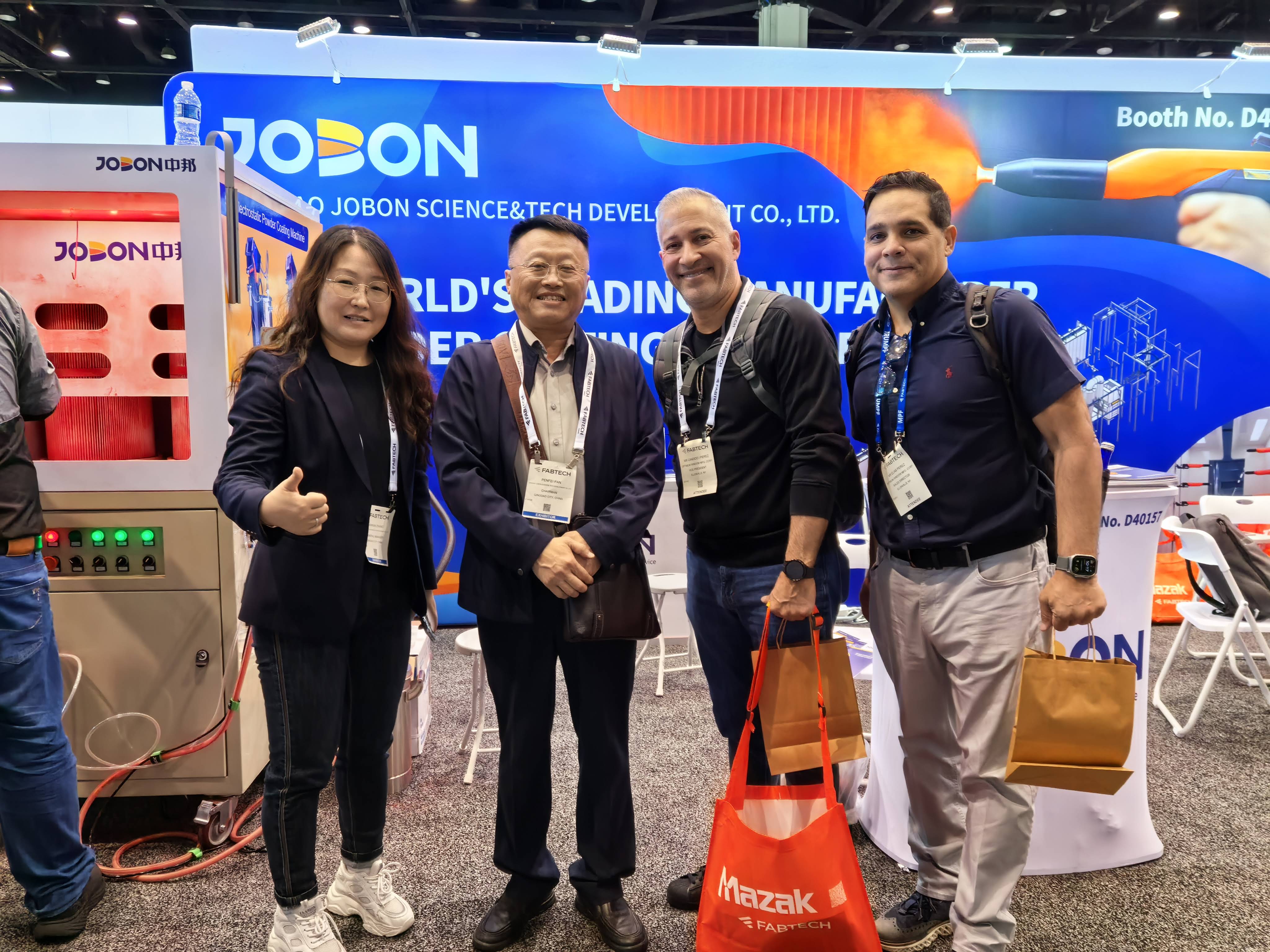 青岛中邦惊艳亮相美国FABTECH展会